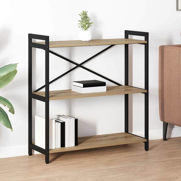 vidaXL B&uuml;cherregal Artisan-Eiche 80 x 30 x 85 cm Holzwerkstoff