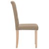 vidaXL Esszimmerst&uuml;hle 2 Stk. Taupe Stoff