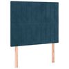 vidaXL Bettgestell ohne Matratze Dunkelblau 120x190 cm Samt