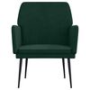 vidaXL Sessel Dunkelgr&uuml;n 62x79x79 cm Samt