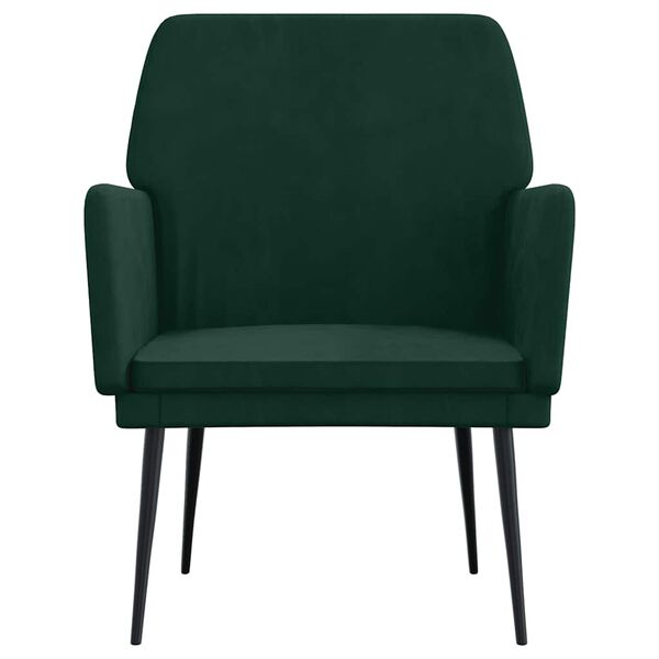 vidaXL Sessel Dunkelgr&uuml;n 62x79x79 cm Samt