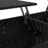 vidaXL Couchtisch Schwarz Eichen-Optik 102 x 50,5 x 46,5 cm
