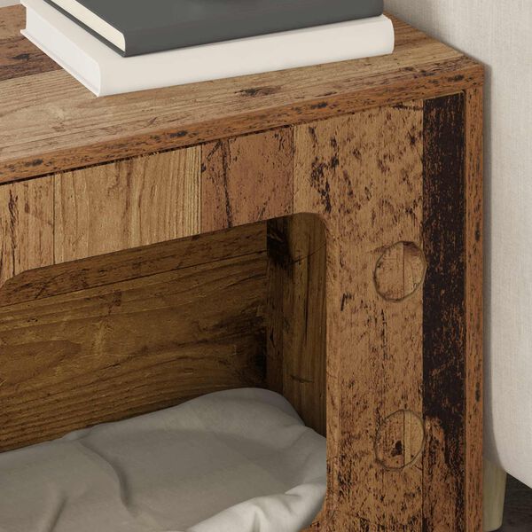 vidaXL Katzenhaus Altholz 51 x 30 x 52 cm Holzwerkstoff