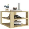 vidaXL Couchtisch Sonoma-Eiche 60x60x40 cm Holzwerkstoff