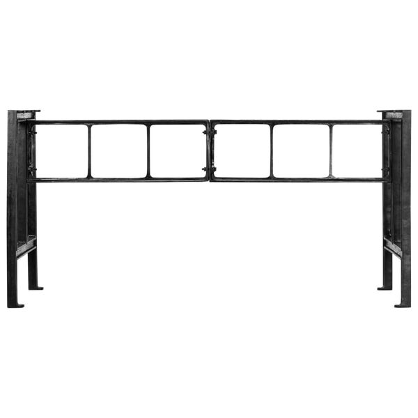 vidaXL Esstischbeine 150 x 68 x 73 cm Gusseisen