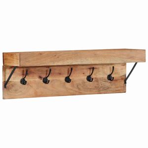 vidaXL Garderobenst&auml;nder Braun 73 x 19 x 23 cm Massivholz Akazie
