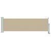 vidaXL Seitenmarkise 100 x 300 cm 100% Polyester Eisen Stahl
