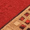 vidaXL Teppichl&auml;ufer Gummir&uuml;cken Rot 67x120 cm