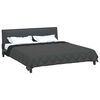 vidaXL Sommerdecke Schwarz und Anthrazit 240 x 260 cm Mikrofaser