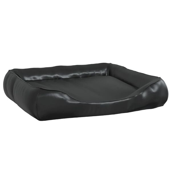 vidaXL Hundebett Schwarz 105x80x25 cm Kunstleder