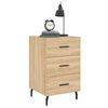 vidaXL Nachttisch Sonoma-Eiche 40x40x66 cm Holzwerkstoff