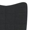 vidaXL Relaxsessel Stoff Schwarz