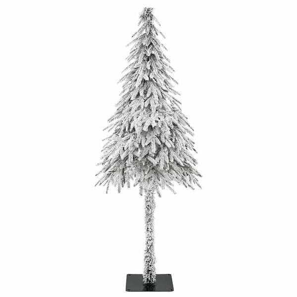 vidaXL Weihnachtsbaum mit 300 LEDs Wei&szlig; 180 cm PE und Stahl