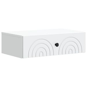 vidaXL Wandmontierter Beistelltisch 59 x 34,5 x 17 cm Holzwerkstoff