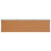 vidaXL Hochbeet Hellbraun 290 x 50 x 68 cm Verzinkter Stahl
