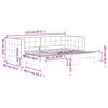vidaXL Tagesbett Ausziehbar Dunkelgr&uuml;n 80x200 cm Samt