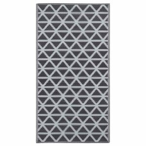 vidaXL Outdoor-Teppich ARAKIL Schwarz 160x230 cm PP