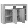 vidaXL Sideboard Graues Sonoma 116 x 30 x 75 cm Holzwerkstoff