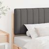 vidaXL Gepolstertes Kopfteil mit Kopfteil Braun und Dunkelgrau 75 cm