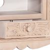 vidaXL TV-Schrank Wei&szlig; 120x30x40 cm Massivholz Mango