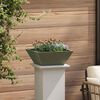 vidaXL Garten-Pflanzgef&auml;&szlig; 5 pcs Olive Gr&uuml;n 40 x 40 x 15 cm