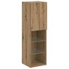 vidaXL TV-Schr&auml;nke mit LED-Leuchten 2 Stk. Artisan-Eiche 30,5x30x102cm