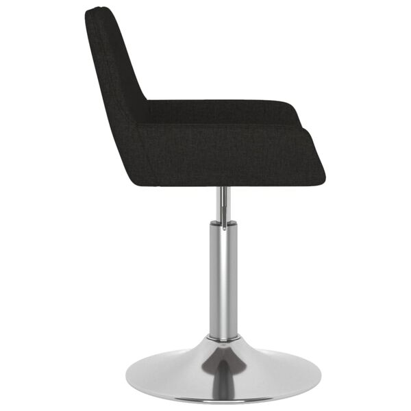 vidaXL Barhocker Schwarz Stoff