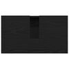 vidaXL Waschbeckenschrank mit T&uuml;r Schwarz Eichen-Optik 58 x 33 x 60 cm