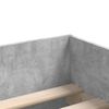 vidaXL Bettgestell mit Schubladen Betongrau 90x190 cm