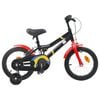 vidaXL Kinderfahrrad 14 Zoll f&uuml;r 3-5 Jahre alt Schwarz Rot