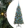 vidaXL Künstlicher Weihnachtsbaum mit 150 LEDs Grün 50 x 50 x 120 cm