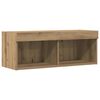 vidaXL TV-Schrankset 2 pcs Artisan-Eiche 80 x 30 x 30 cm Holzwerkstoff