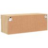 vidaXL TV-Schrank mit LED-Leuchten Sonoma-Eiche 80x30x30 cm