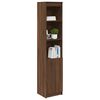vidaXL Highboard Braun Eichen-Optik 37,5x35x180 cm Holzwerkstoff