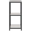 vidaXL K&uuml;chenaufbewahrung mit Regal Silber 60 x 50 x 92 cm Stahl