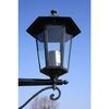 vidaXL Gartenlaterne 2-flammig 215 cm Dunkelgr&uuml;n/Schwarz Aluminium