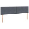 vidaXL Aufbewahrungsbett mit Matratze Dunkelgrau 160 x 200 cm Samt