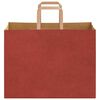 vidaXL Papiertragetaschen 250 Stk. mit Henkeln Rot 32x17x25 cm