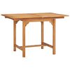 vidaXL 7-tlg. Garten-Essgruppe Massivholz Teak