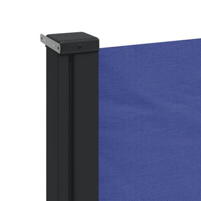 vidaXL Seitenmarkise Ausziehbar Blau 120x600 cm