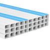 vidaXL Kabelkan&auml;le Selbstklebend 50x25 mm 30 m PVC