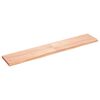 vidaXL Waschtischplatte Hellbraun 160x30x(2-4) cm Massivholz Behandelt