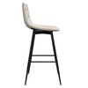 vidaXL Barhocker Creme Samt