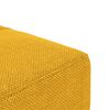vidaXL Schlafsofa 2-Sitzer mit 2 Kissen Gelb Stoff