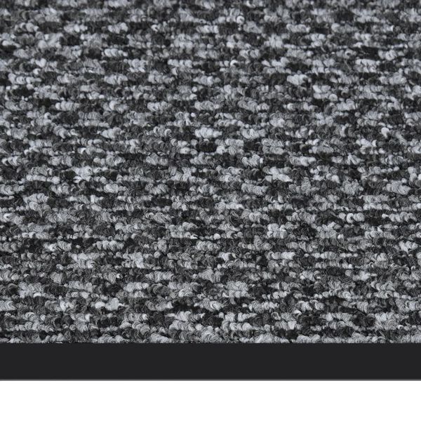 vidaXL Fu&szlig;matte Grau 60x80 cm