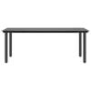 vidaXL 7-tlg. Garten-Essgruppe mit Kissen Braun Poly Rattan Glas