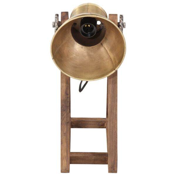 vidaXL Schreibtischlampe 25 W Antik-Messing 30x17x40 cm E27