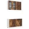 vidaXL K&uuml;cheneinheit KALMAR 4 pcs Altholz Holzwerkstoff