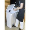 Rubbermaid Tretm&uuml;lleimer Classic 87 L Wei&szlig;