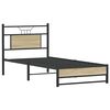 vidaXL Bettgestell ohne Matratze Sonoma-Eiche 80x200 cm Holzwerkstoff